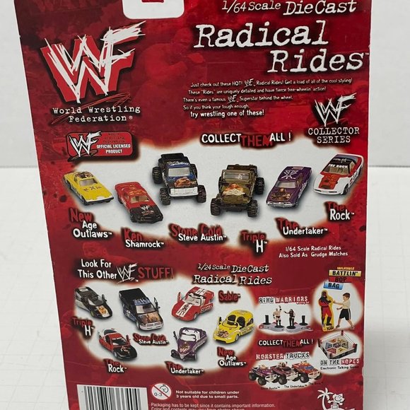 WWF TRIPLE H  Radical Rides Collector Series Truck 1998 Toy Island. New - Picture 5 of 7